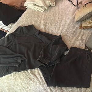 Dark Gray Sweater and Pants Set